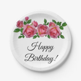 ピーチバラ誕生日 ペーパープレート