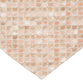 ピーチバラ赤面金ゴールドグリッターマーメイド       テーブルクロス (アングル)