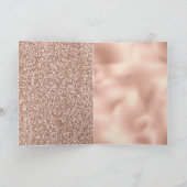 ピーチバラ金ゴールドグリッター カード (内部)