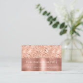 ピーチバラ金ゴールドスパークルレオパードグリッツ 名刺 (スタンド正面)