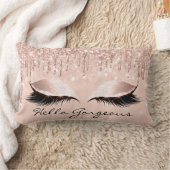 ピーチバラ金ゴールドドリップメイクアップラッシュハローゴス ランバークッション (ブランケット)