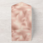 ピーチバラ金ゴールドラックスホワイト オールインワン招待状 (外側)