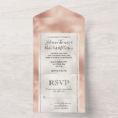 ピーチバラ金ゴールドラックスホワイト オールインワン招待状 (内側)