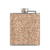 ピーチバラ金ゴールド赤面グリッターグリッツ    フラスク (裏面)
