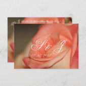 ピーチバラwithサンゴ 招待状 (正面/裏面)