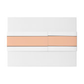 ピーチバンドとイニシャル結婚ズのinvitati 招待状ベリーバンド (裏面例)