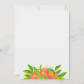 ピーチバースデーパーティー 招待状 (裏面)