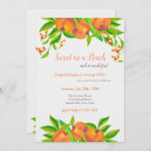 ピーチバースデーパーティー 招待状 (正面/裏面)