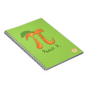 ピーチパイかわいい数学パイ日ノート ノートブック (右側)