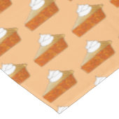 ピーチパイ切りホイップクリームピーチデザート テーブルクロス (アングル)