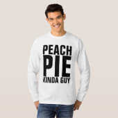 ピーチパイ男の男のTシャツ Tシャツ (正面フル)