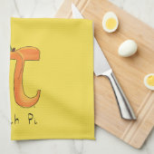 ピーチパイ記号演算先生 キッチンタオル (四つ折り)