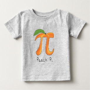 ピーチパイ記号演算先生 ベビーTシャツ