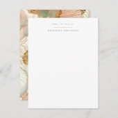 ピーチパステルフローラ個人文具 ノートカード (正面/裏面)