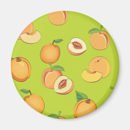 ピーチパターン4 マグネット (正面)