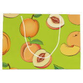 ピーチパターン4 ラージペーパーバッグ (裏面)