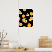 ピーチパターン5 ポスター (キッチン)