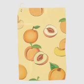 ピーチパターン7 ゴルフタオル (正面)