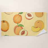 ピーチパターン7 ビーチタオル (正面)