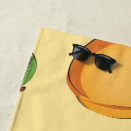 ピーチパターン7 ビーチタオル