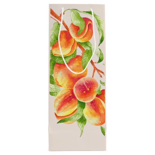 「ピーチパラダイス」オン抱き枕 ワインギフトバッグ (裏面)