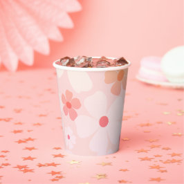 ピーチパワー パーティー ピンクの桃の花の紙コップ 紙コップ
