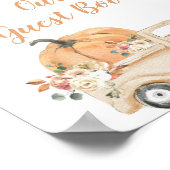 ピーチパンプキ素朴ントラック ポスター (角)