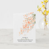 ピーチパーズ悔やみや弔慰サンキューカード カード (黄色い花)