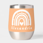 ピーチパーソナライズされたボホ (背面)