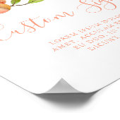 ピーチパーティーカスタムサイン ポスター (角)