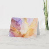 ピーチパープルアルコールインク サンキューカード (裏面)