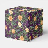 ピーチパープル結婚ズフローラバラ フェイバーボックス (裏面サイド)