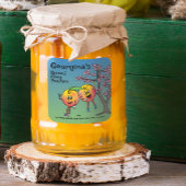 ピーチパールおもしろいマンガのジャムパイともっと スクエアシール