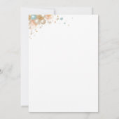 ピーチパールスアンドプロセッコブライダルシャワー 招待状 (裏面)