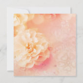 ピーチパールバラダイアモンズピーチブライダルシャワー 招待状 (裏面)