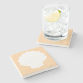 ピーチパール ストーンコースター (横)