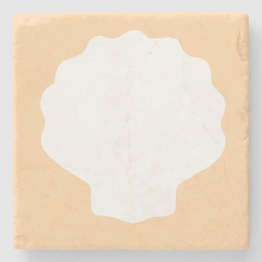 ピーチパール ストーンコースター (正面)