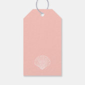 ピーチビーチ結婚式ゲストフライトサンキューユア – ギフトタグ (裏面)