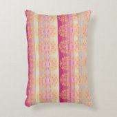 ピーチピンクとアプリコット アクセントクッション (正面(垂直))