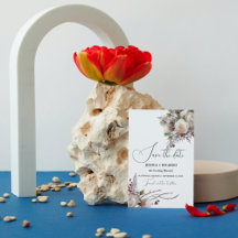 ピーチピンクの水色のフローラ結婚の写真