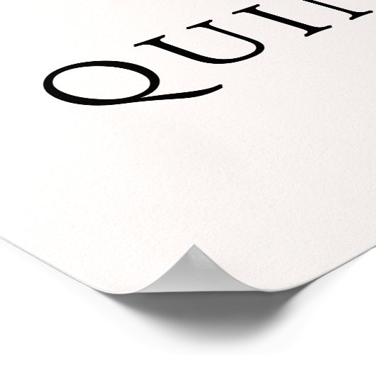 ピーチピンクの花模様番号キンセアニェラへようこそ ポスター (角)