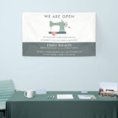 ピーチピンクの裁縫機テーラーリオープン 横断幕 (トレードショー)