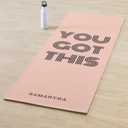 ピーチピンクカスタムの得YOU やる気を起こさせる this ヨガマット (インサイチュ)