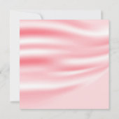 ピーチピンクサテンスパークル金ゴールド 招待状 (裏面)