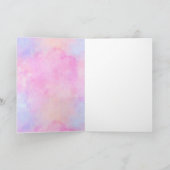 ピーチピンクパープルユニコーン カード (内部)