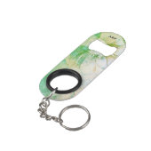 *~*ピーチピンクフローラシナグリッター水彩 キーホルダー栓抜き (裏面アングル)