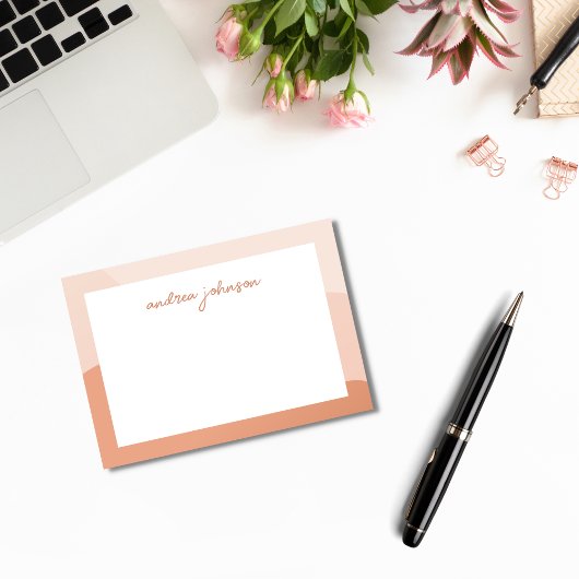 ピーチピンクボホ波スクリプモダントモノグラム ポストイット