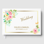 ピーチピンクローズ結婚ズ ゲストブック (正面)