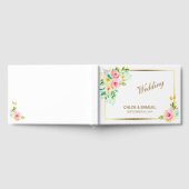 ピーチピンクローズ結婚ズ ゲストブック (全面)