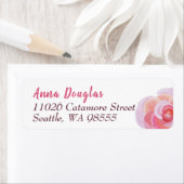 ピーチピンク植物園バラスプリングタイム ラベル (インサイチュ)